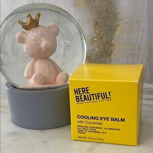 Here Beautiful! Cooling Eye Balm with Cucumber - Reduce Puffiness - illuminates